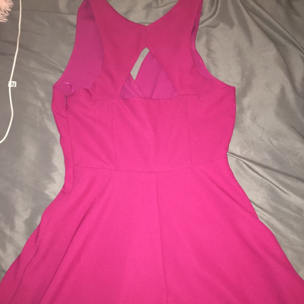 Adelyn Rae magenta mini party dress - Picture 2 of 3